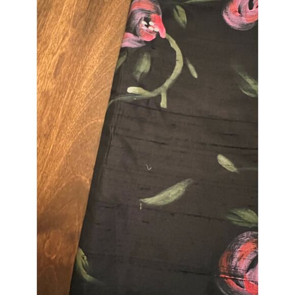 VINTAGE Corey Lynn Calter Women’s Silk Sleeveless Painted Floral Sheath Dress 6 - Picture 6 of 9